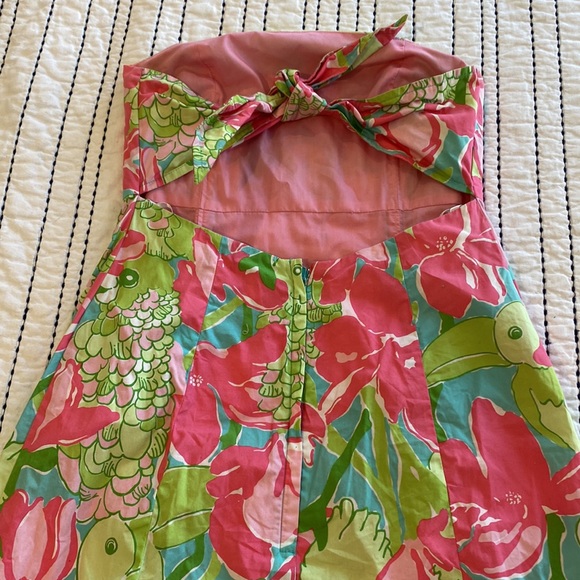 Lilly Pulitzer White Label Strapless Dress - Picture 3 of 5